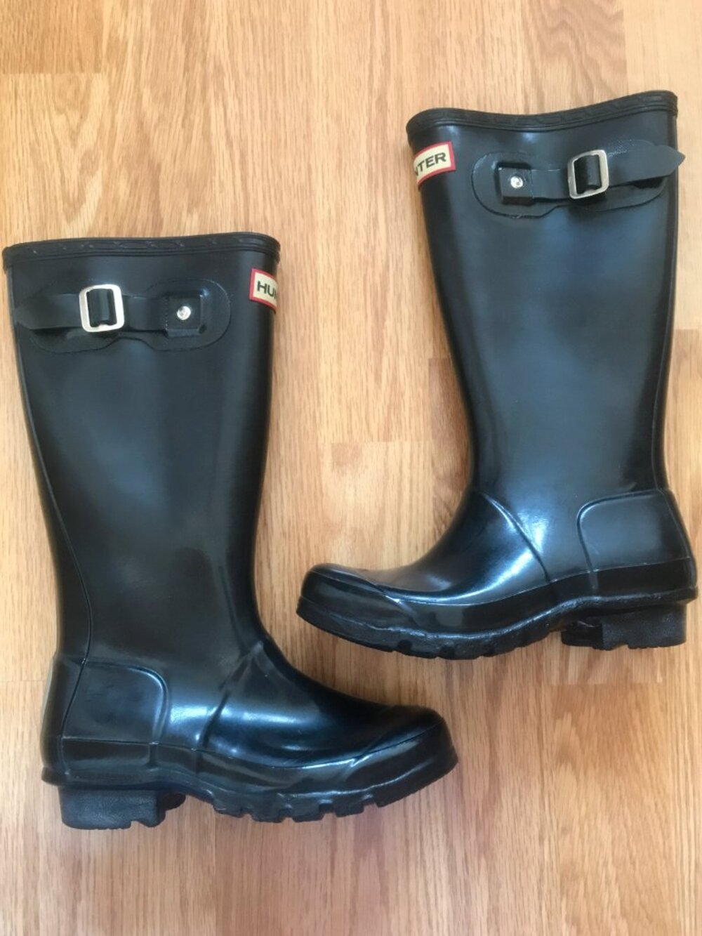 Hunter Kids Original Gloss Rain Boots Size 1/2